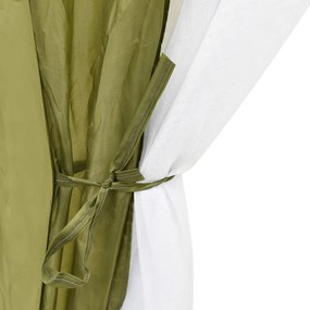 Tenda per Piscina in Tessuto 660x580x250 cm Verde
