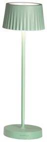 Lampada da tavolo LED 12x38 cm senza fili ricaricabile USB touch MACAO Salvia