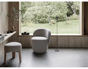 Sgabello nero/beige Kuon - Blomus