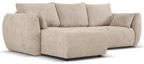 Divano angolare beige (angolo sinistro) Matera - Cosmopolitan Design