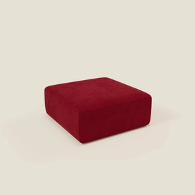 BonBon pouf divano modulare in 2 dimensioni in tessuto smacchiabile T23 bordeaux