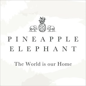 Tenda sottile blu 140x183 cm Zanzibar Stripe – Pineapple Elephant