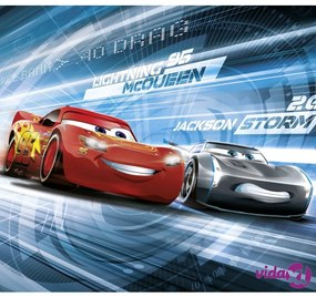 Komar Fotomurale Cars Simulation 184x254 cm Rosso