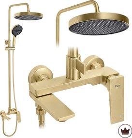 Set doccia Rea Prime Brush Gold