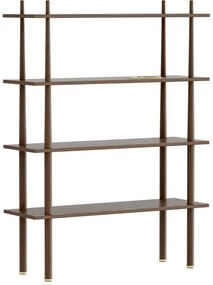 Scaffale modulare marrone in rovere 110x148 cm Stories - UMAGE