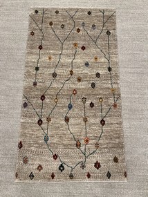 Gabbeh Tappeto 80 x 140 Marrone (Iran) Annodato A Mano