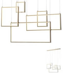 Redo 01-2317 - Lampadario dimmerabile a LED su cavo PLANA LED/80W/230V oro