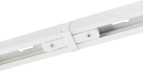 Sistema di illuminazione a binario intelligente con 6 faretti bianchi monofase 200 cm - Iconic Jeana