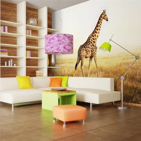 Fotomurale giraffa passeggiata