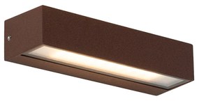 Applique da parete industriale ruggine incl. LED IP65 - Steph