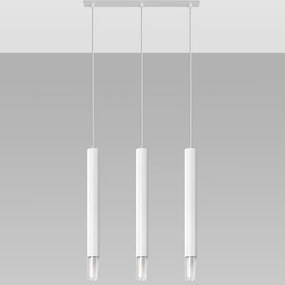 Sollux SL.0959 - Lampadario su corda VIZIER 3xG9/40W/230V bianco