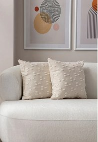 Federe decorative in set 2 pz 43x43 cm Tuffet – Mioli Decor