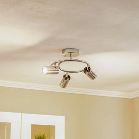 Lucea Faretto soffitto Spotte, Ø 47 cm, cromo, 3 luci