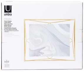 Cornice da appoggio/parete in metallo color oro 25x30 cm Prisma - Umbra