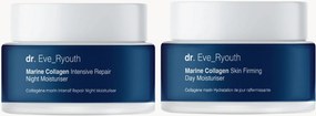 Set crema giorno e notte riparatrice alla colla marina Marine Collagen, 2 pz