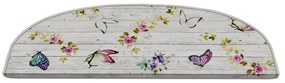 Gradini crema in set da 16 pezzi 20x65 cm Butterfly Life - Vitaus