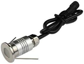 Faretto LED Mini 1W IP67 - PROFESSIONAL da incasso Colore Bianco Caldo 2.700K