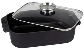 Teglia con coperchio TORO 6,5 l 34,5x10x24,5 cm nera