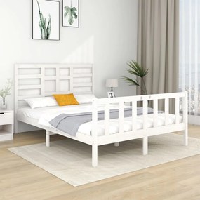 Giroletto Bianco İn Legno Massello 140x190 Cm /