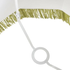 Paralume in seta verde 45 cm - Granny
