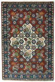 Veramin Tappeto 110 x 160 Rosso (Iran) Annodato A Mano