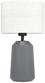 Eglo 900824 - Lampada da tavolo CAPALBIO 1xE27/40W/230V grigio