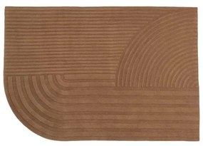 Relevo Rug 170x240 Burnt Orange - Muuto