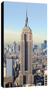 Stampa su tela Empire state building, seppia 140 x 70 cm