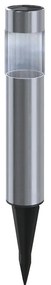 Aigostar - Lampada solare LED LED/0,006W/1,2V 31,5 cm cromo 6500K IP44