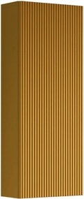 Pensile bagno Opera cannettato opaco senape, 1 anta reversibile P17 x L30 x H80 cm