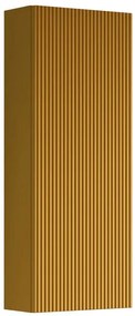 Pensile bagno Opera laccato opaco senape, 1 anta apertura da sinistra P 17 x L 30 x H 80 cm