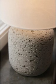 Lampada da tavolo grigia con paralume in tessuto (altezza totale 33 cm) Montagna – Markslöjd