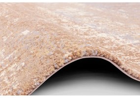 Tappeto in lana marrone 133x180 cm Layers - Agnella