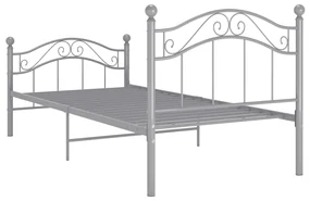 Giroletto grigio in metallo 100x200 cm