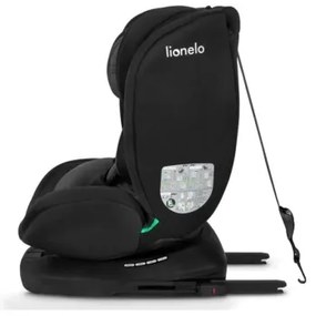 Lionelo - Seggiolino auto BASTIAAN i-Dimensioni 40-150 cm nero/grigio