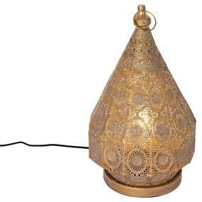 Lampada da tavolo orientale oro 26 cm - Mowgli