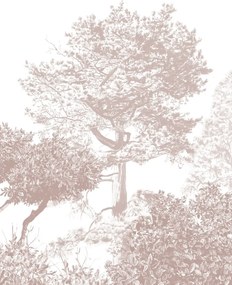 Sian Zeng Carta da parati panoramica Hua Trees - Brown