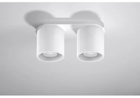 Sollux SL.0056 - Faretto ORBIS 2 2xGU10/40W/230V bianco