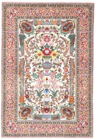Isfahan Tappeto persiano 160 x 110 Beige (Iran) Annodato A Mano