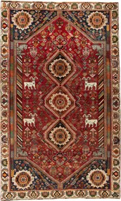 Shiraz Tappeto 290 x 180 Rosso (Iran) Annodato A Mano