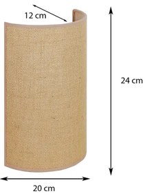 Brilagi - Lampada da parete LED BOHO STYLE 1xE27/15W/230V