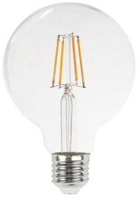 Lampada LED E27 8W a Filamento 140 lm/W Dimmerabile - G95 Colore Bianco Naturale 4.000K