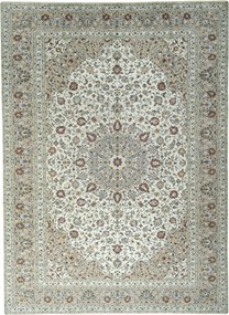 Kashan Tappeto persiano 400x300 Beige (Iran) Annodato A Mano