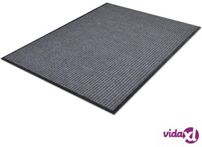 vidaXL Zerbino Grigio PVC 120 x 180 cm