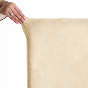 Set di coprisedia beige con rivestimento elastico per sedie 4 pz 48 cm Sento – Restilo