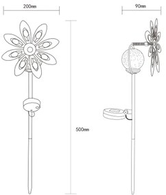 Globo 36576 - LED Solare decorazione LED/0,02W/3V IP44