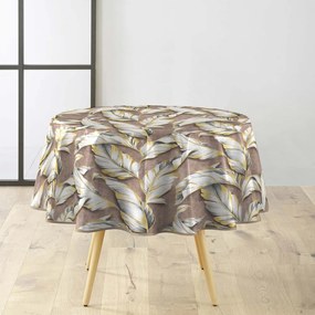 Tovaglia adatta per pulizia con panno umido ø 160 cm Ebany – douceur d'intérieur