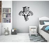 TIGER - Adesivo murale wall sticker in vinile 60x65 cm Colore: nero