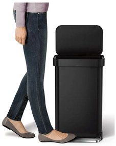 Cestino in acciaio a pedale 45 l - simplehuman