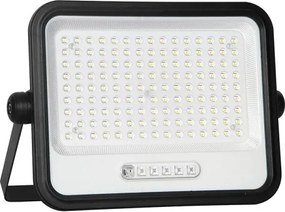 LED dimmerabile proiettore solare LED/300W/3,2V IP65 15000 mAh nero + telecomando